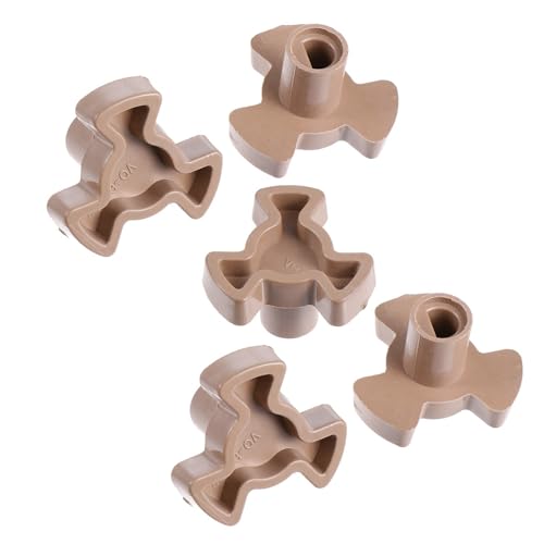 CRAFTHROU 5 Piezas de Bandeja Giratoria para Horno Microondas de Plástico, Fácil de Usar y Portátil, Repuesto Compatible para Microondas