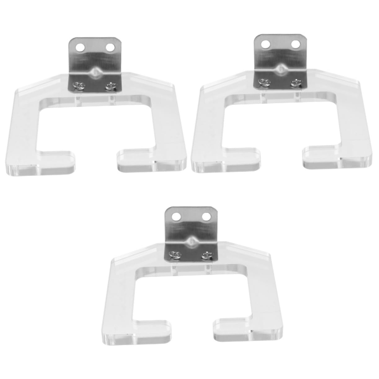 Cabilock 3pezzi Supporto Per Asciugacapelli Da Parete Mensola Salvaspazio Per Phon e Accessori Da Bagno Design Resistente Per Casa e Salone Di Bellezza