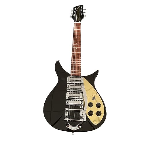 Guitare basse creuse 6 cordes personnalisée avec lutherie de construction élevée