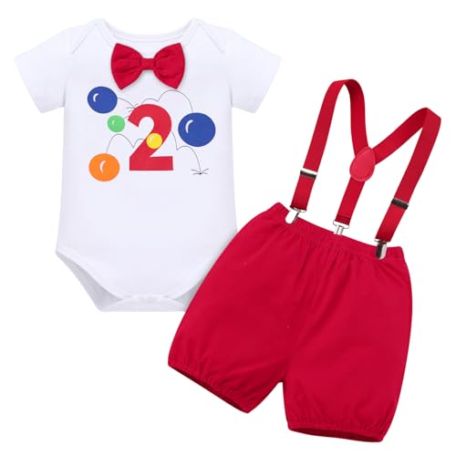 IMEKIS Baby Boys Space 1st Birthday Outfit Cake Smash Romper + Shorts Pants Suspenders Astronauts Cake Smash Photo Props