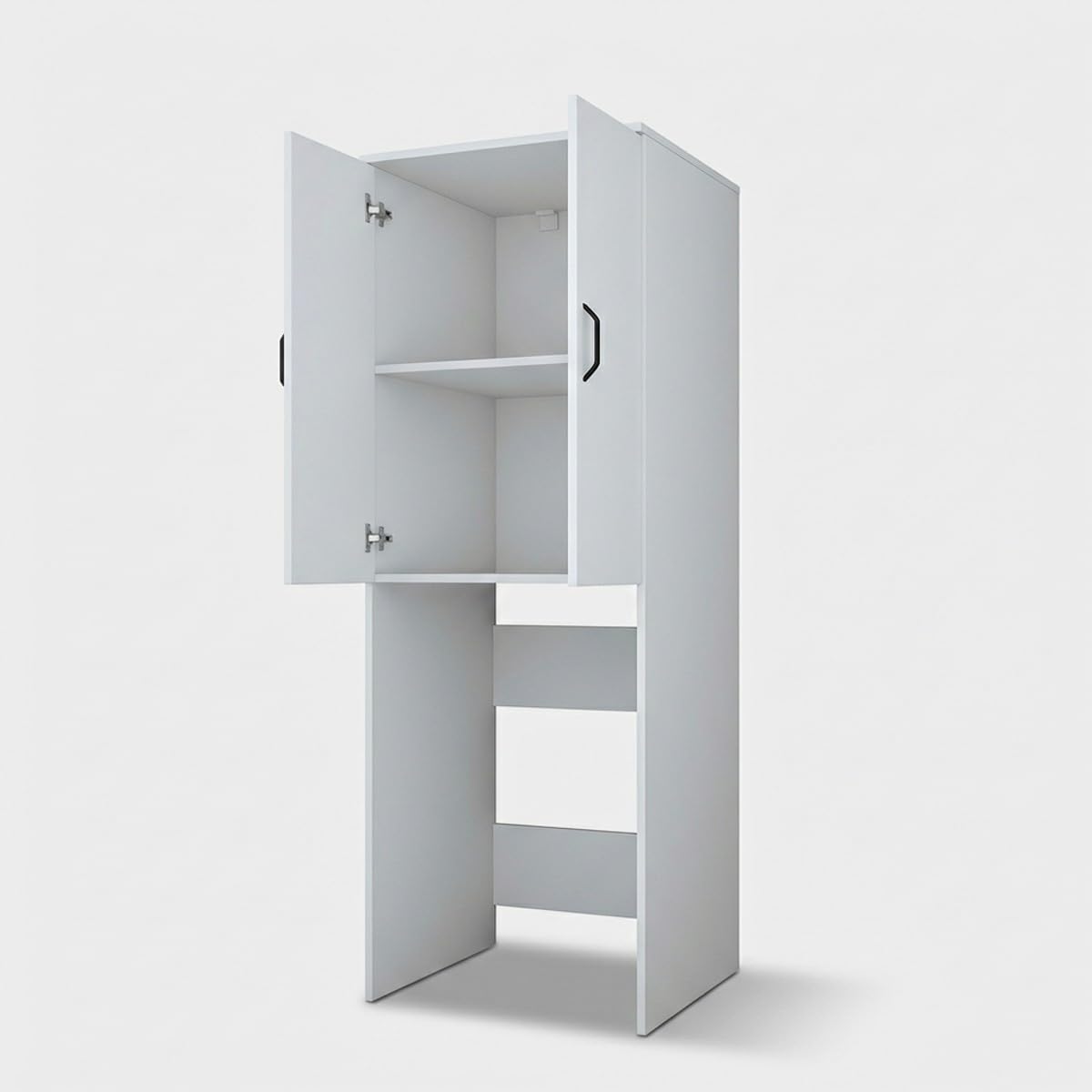 Platzsparender Waschmaschinenschrank aus Melamin KD110