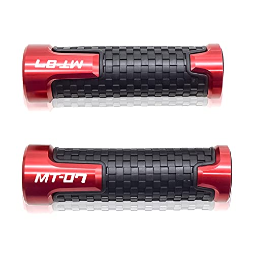 Poignée moto pour Yamaha MT07 2014-2018 guidon rouge en alu