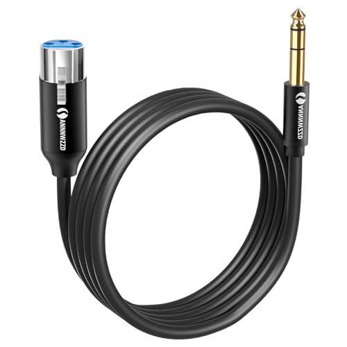 ANNNWZZD Cable XLR a Jack para Mezcladores de Estudio y Altavoces 5M