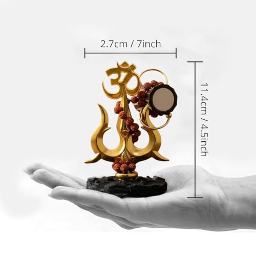 Image of TIED RIBBONS Set of 2 Rakhi for Brother with Gift - Premium Rakhi for Bhaiya Men with Lord Shiva Trishul with Card Roli chawal - Bracelet Rakhi's for Brother