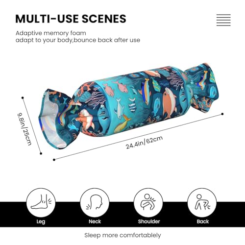Almohada Espuma Viscoelástica 62 cm x 25 cm Negra miniatura 3