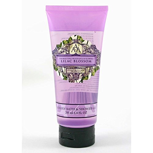 AAA Floral - Lilac Blossom, Luxury Bath & Shower Gel, Enriched with Shea Butter - 200 ml, 6.8 Fl Oz
