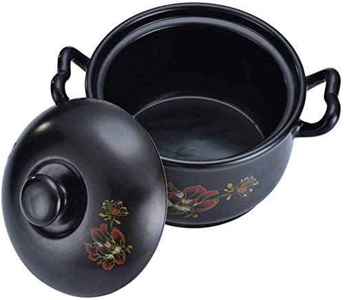 Cocotte en céramique multi-usage avec couvercle en terre cuite 4,2L - 5