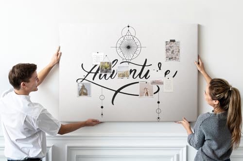 Tableau mural horizontal liège 140x100 cm coloré Aventure pour notes