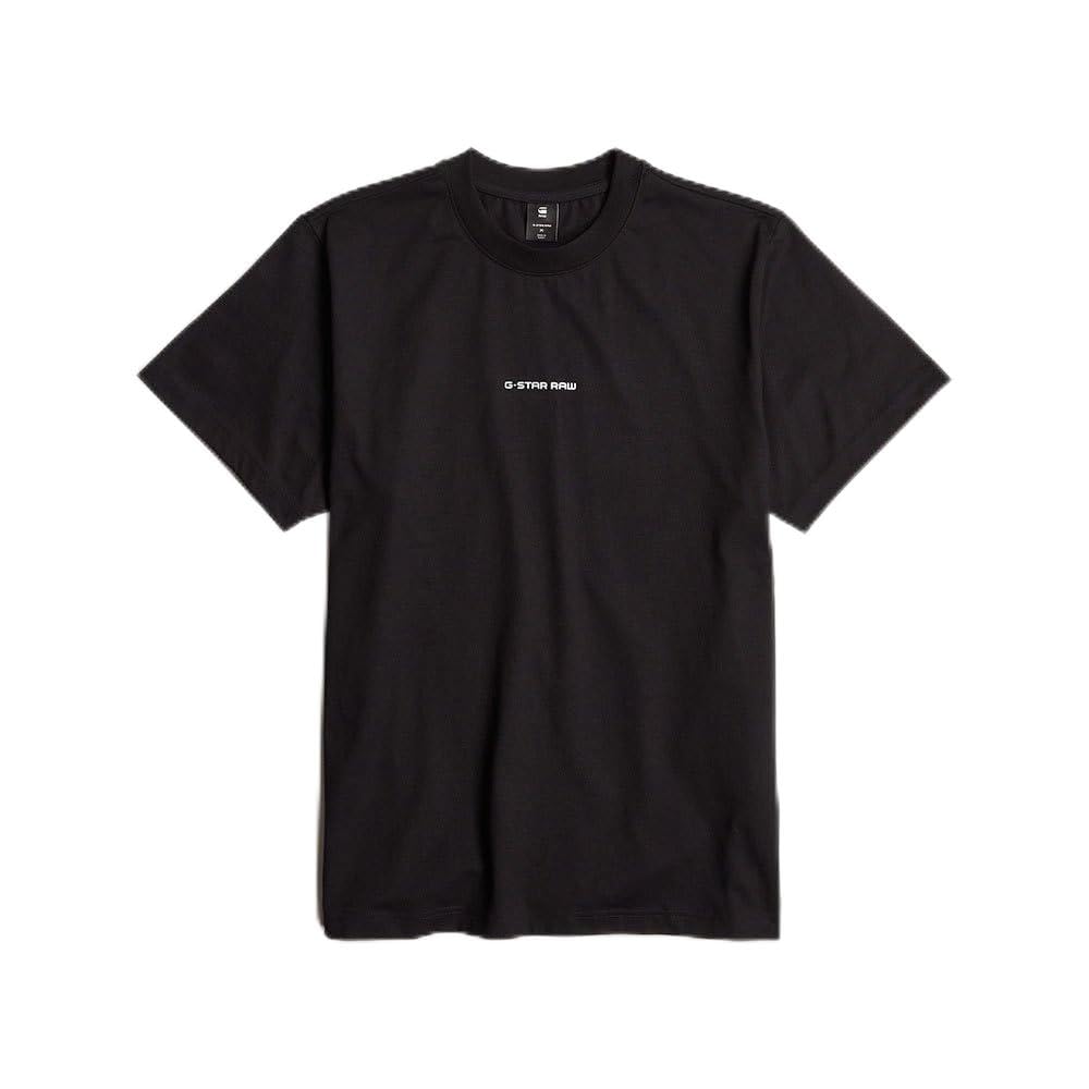 G-STAR RAW Men's Center Chest Logo Loose R T T-Shirt, Black (Dk Black D25677-c336-6484), M