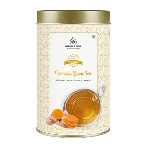 Image of Nature's Park Turmeric Green Tea Can,100 Gm)