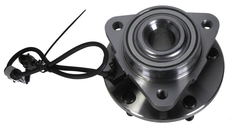 Image of TRQ 2 Piece Front Wheel Bearing & Hub Assembly Set Compatible with 1998-2005 Chevrolet Blazer 1998-2001 GMC Jimmy