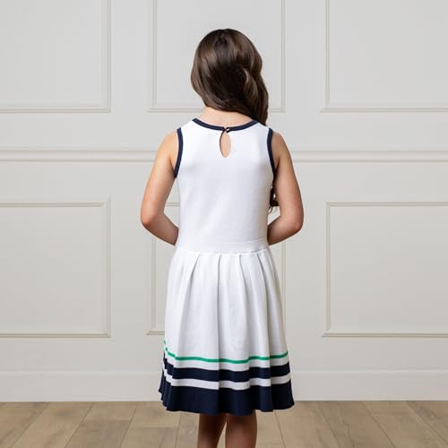 Image of Hope & Henry Girls' Milano Tipped Sweater Dress