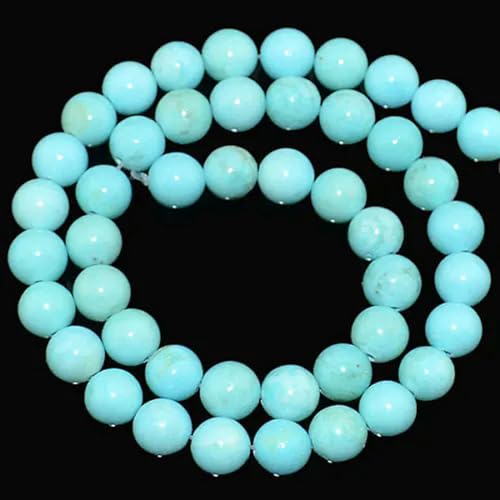 Sleeping Beauty Turquoise Bead Strand 8mm