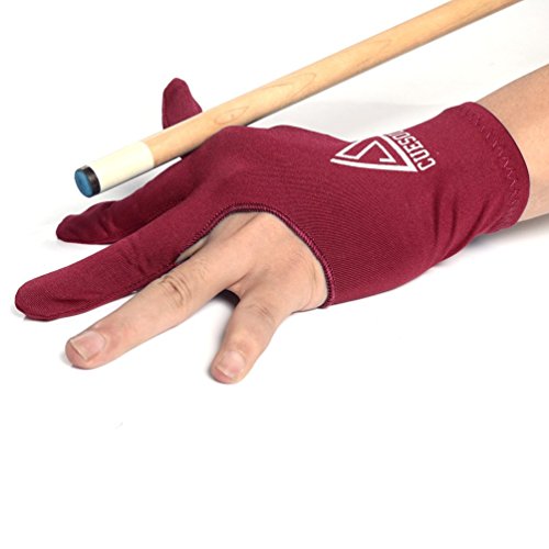 CUESOUL 10pcs/Set 3 Finger Billiards Gloves Pool Cue Gloves