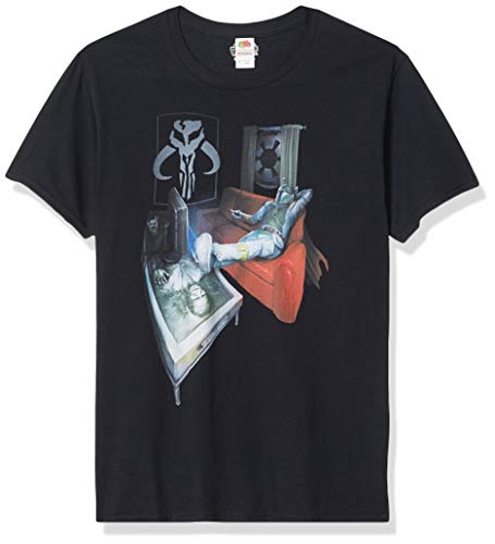 T-shirt Star Wars Fett homme lounge wear t-shirt de nuit geek décontracté