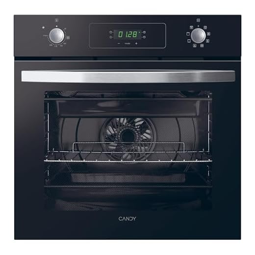 Candy Idea FIDC N625 L, Horno Multifunción, 70L, 2400W, 1 Bandeja y 2 Rejillas, Ventilación Tangencial de Enfriamiento, Limpieza Aquactiva, 8 Funciones, Mandos Push&Pull, Puerta Doble Cristal, Negro