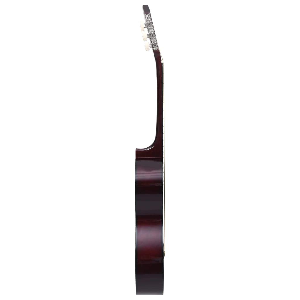 Chitarra Classica per Principianti, Set Completo 4/4 39 pollici in Legno di Tiglio con Borsa, Tracolla, Plettri, Corde, Sintonizzatore e Supporto, Strumento Musicale per Studenti e Appassionati