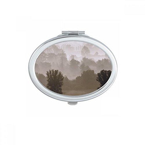 Miroir compact maquillage petit miroir main mignon multicolore - 2