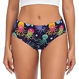 Buewutiry Sous-vêtements pour femme – Gradient Octopus Comfort Stretch...