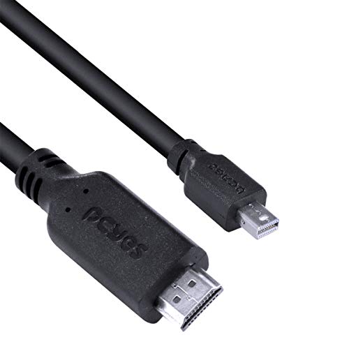 CABO MINI DISPLAYPORT MACHO PARA HDMI 2.0 MACHO 2 METROS – PMDPH4K-2 - PCYES