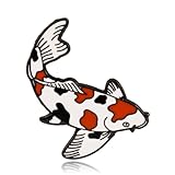 Clayton Jewelry Labs Koi Fish Enamel Pin (Black Metal)