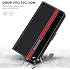 Leather Phone Case Compatible with Balmuda Phone Flip Wallet Cover with Magnetic Closure, Kickstand & Card Holders, Shockproof Protection (Black)