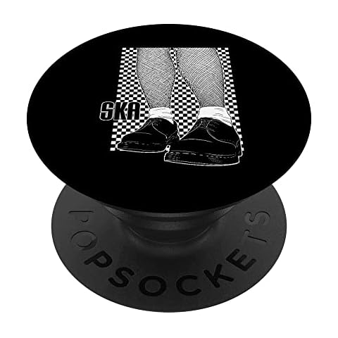 Ska Music Tee - Ska Music - Rude Boy Rude Girl Ska Reggae PopSockets Swappable PopGrip Cover