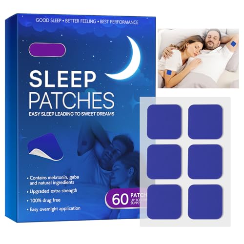 FunnAura 60 Pcs Sleep Patches, Natural Sleep Aids Deep Sleep Lavender Patches for Adults