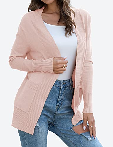 Image of REDHOTYPE Women's Cardigans with Pockets Casual Lightweight Open Front Cardigan Sweaters for Women (S-2XL)