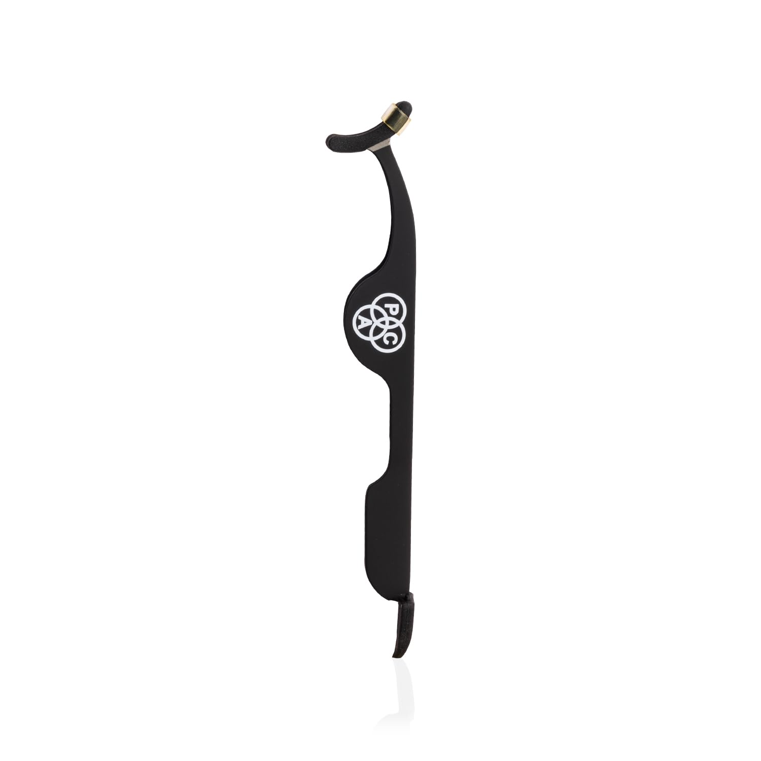 PAC False Eyelashes Applicator | Portable Lightweight Eye Makeup Tool | Multi-Purpose Lash Tweezers - Suitable for all eye shapes (Pack of 1) - Black-image-0