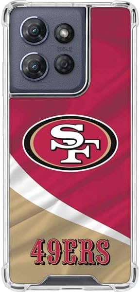 Skinit Clear Phone Case Compatible with Moto G 5G (2025) - Officially Licensed NFL San Francisco 49ers Design