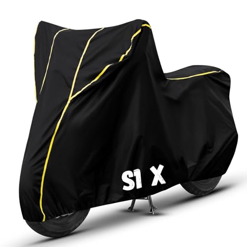 Image of Bike Cover for S1 X 100% Waterproof, Dustproof & Scratch Resistant| Fully Bottom Elastic UV Resistant Heavy Duty Body Cover | All Weather Outdoor Use