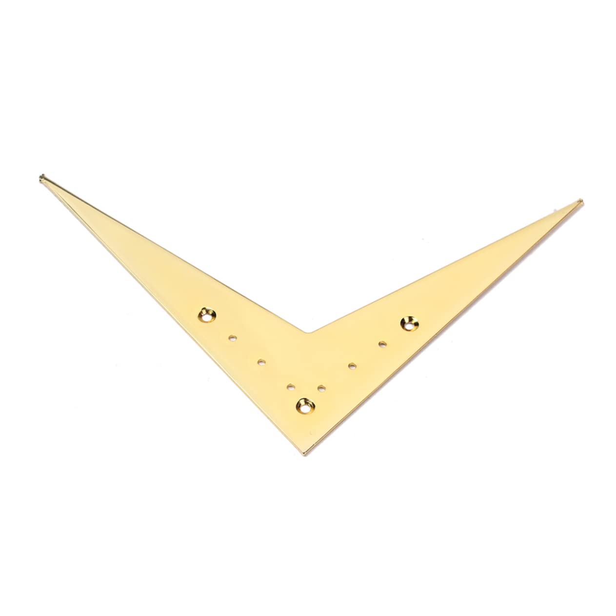 VICASKY Guitar Bridge Saddle Metal V-shaped Iron Plate Vee Flying Tailpiece Electric Guitar Bridge Replacement