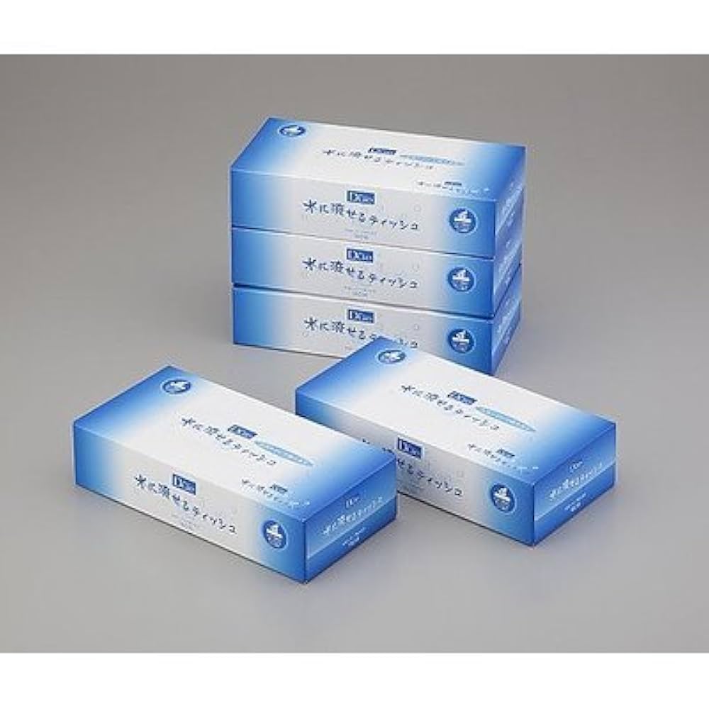 使いすてのティッシュ Amazon.co.jp: アズワン(AS ONE) デュー 水に流せるティッシュ 8