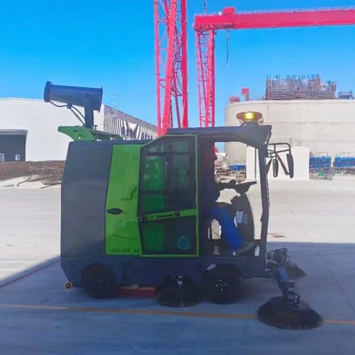 Sweeping Vehicle with Wide Cleaning Path and Durable Brush Assembly for Urban Infrastructure Maintenance