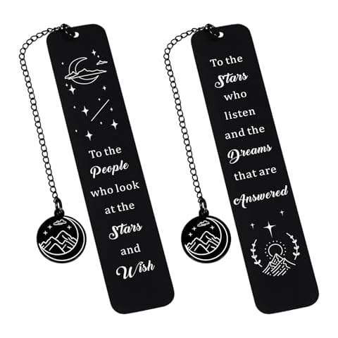 Inspirational Bookmark Gift for Women Men Merchandise Book Mark for Fans Book Lovers Reader Birthday Christmas Gift for Female Male Friends Bookaholic Gifts for Daughter from Mom 1 PCS Double-Sided Cover