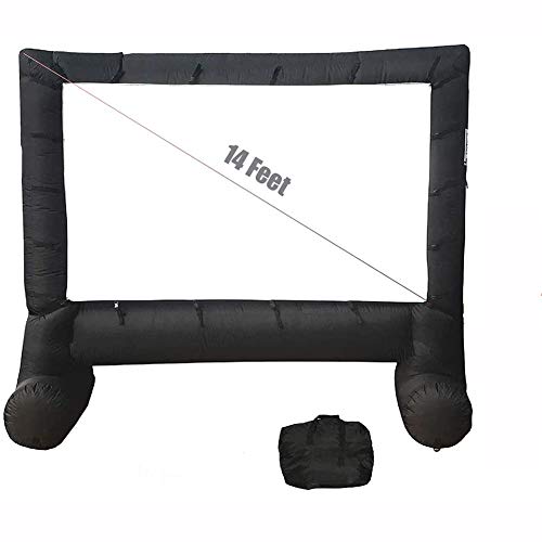Aufblasbare Leinwand 14 ft / 4.3m 16: 9 HD-Leinwand Leinwand, Film-Kino ist garantiert Thrill für Outdoor-Parties mit