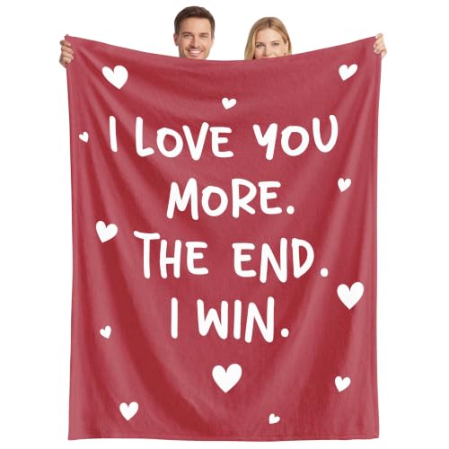 Anniversary Throw Blanket for Couples