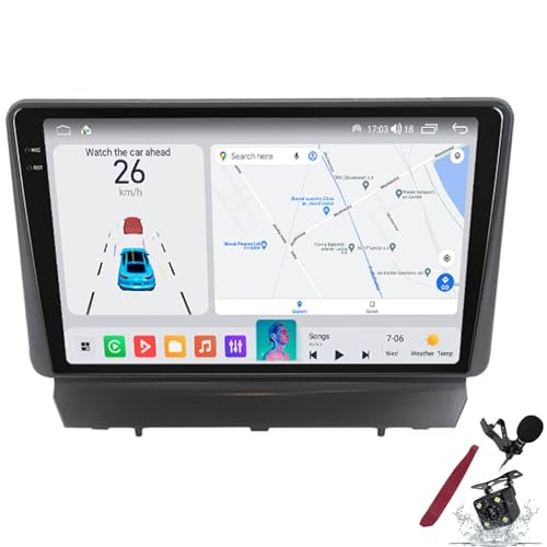 Autoradio Android 15 avec écran QLED 2K pour Partner, navigation GPS et Carplay sans fil fluide