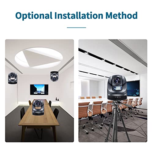 Hcstvcon 20X Hdmi Ptz Camera Usb Video Conference Camera Full Hd 1080P Webcam Live Streaming For Church Worship/Events Services/Education,Works With Zoom,Skype,Obs #TOP6