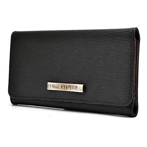 KIT TIPO BOLSA SACOLA NECESSERIE E CARTEIRA (Preto) Luma Ventura