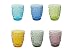 Produktbild Villa DEste Home Tivoli 2197871 Koralight/Imperial Set aus 6 Wassergläsern, 6 Farben, Glas
