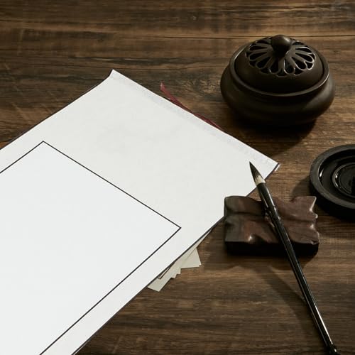 Scroll Empty Papyrus Roll for Writing Scroll Paper Calligraphy Paper Papyrus Roll Chinese Calligraphy Scroll Wall Hanging Chinese Paper Rolls for Painting 119 cm - Image 4