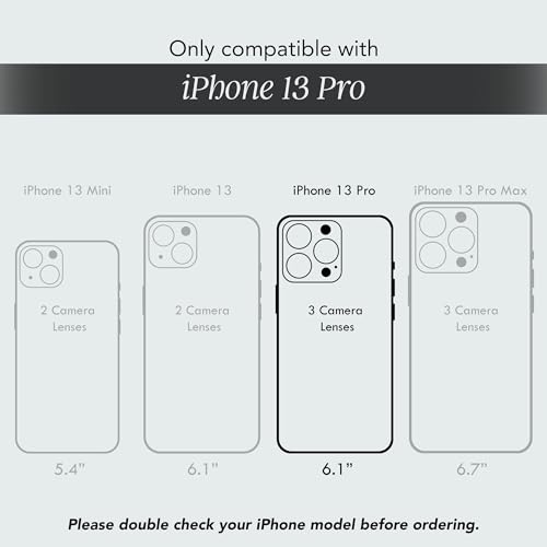 Image of COCOMII Rectangle for iPhone 13 Pro Case, Mother of Pearl