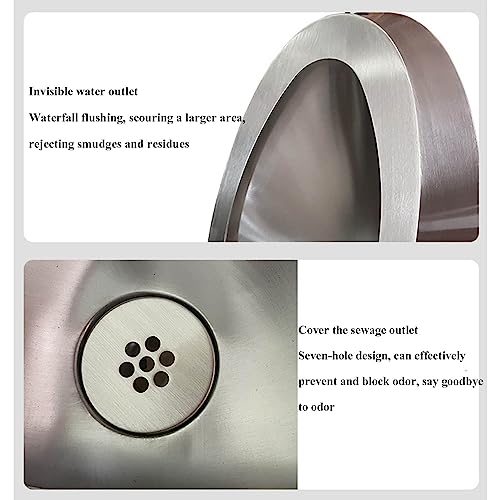 Bagni Moderni WC in Acciaio INOX 304, scarico automatico a parete, WC per adulti, WC esterno miniatura 5
