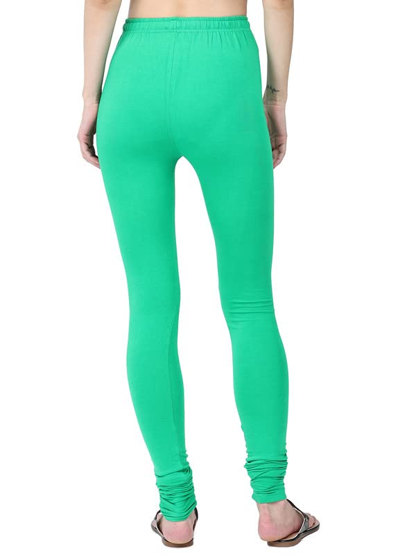 Image of Robinbosky Cotton Churidhar Leggings for Women - Stylish, Stretchable & Flattering Fit for All-Day Comfort