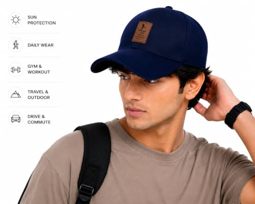 Image of Classic Baseball Cap for Men, Women, Boys & Girls | Adjustable Cotton Sports Cap | Lightweight Casual Hat for Running, Gym, Travel, Outdoor & Everyday Wear Multicolor