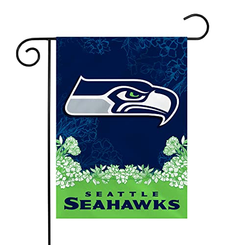 Image of Rico Industries NFL Standard /Primary 13 inch x 18 inch Double Sided Garden Flag - Great Gift for Men, Women, & Fans