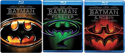 Early DC Classics And The Beginning Of The Batman:Batman (Blu-Ray) + Batman Forever + Batman & Robin 3 Movie Bundle image 2