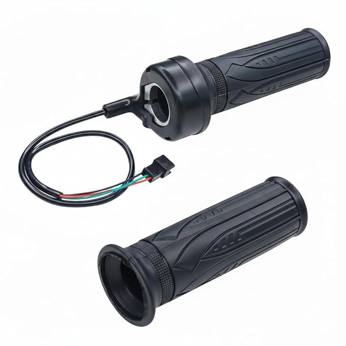 Electronic Crops Universal Electric Bike Throttle Grip with 3-Pin Wire, Speed Control Handle for E-Bike, Electric Scooter and Bicycle, Replacement Accelerator-image-49